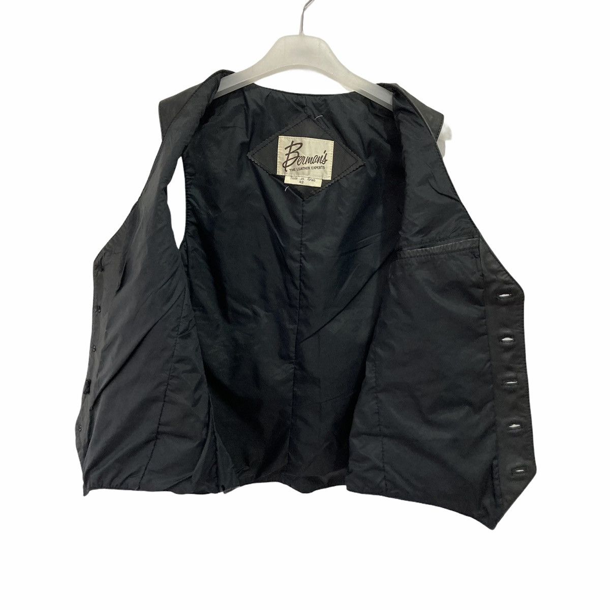 ICON Motorsports Berman's The Leather Experts Vest Size US XS / EU 42 / 0 - 6 Thumbnail