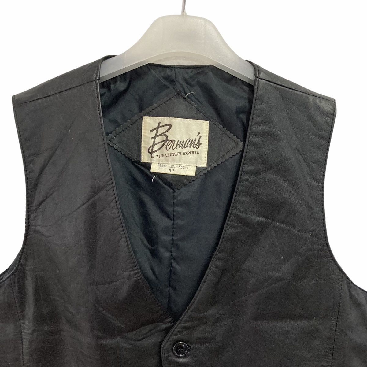 ICON Motorsports Berman's The Leather Experts Vest Size US XS / EU 42 / 0 - 2 Thumbnail