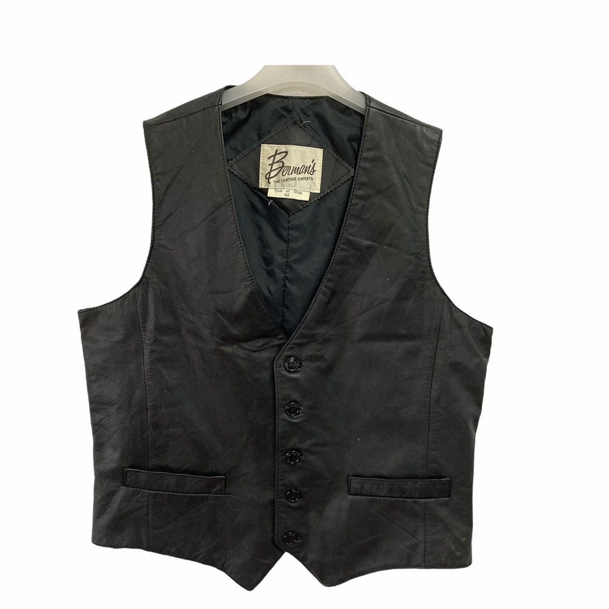 ICON Motorsports Berman's The Leather Experts Vest Size US XS / EU 42 / 0 - 1 Thumbnail