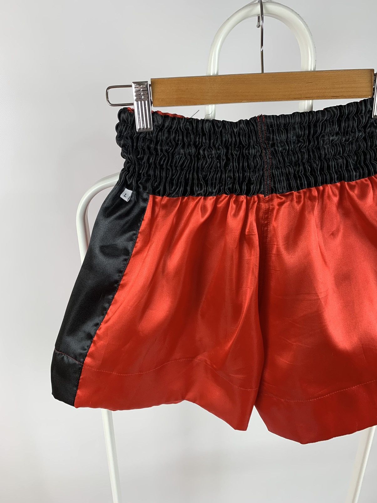 Japanese Brand Vintage Muay Thai Boxing Shorts Kickboxing Banchamek Size US 28 / EU 44 - 6 Thumbnail