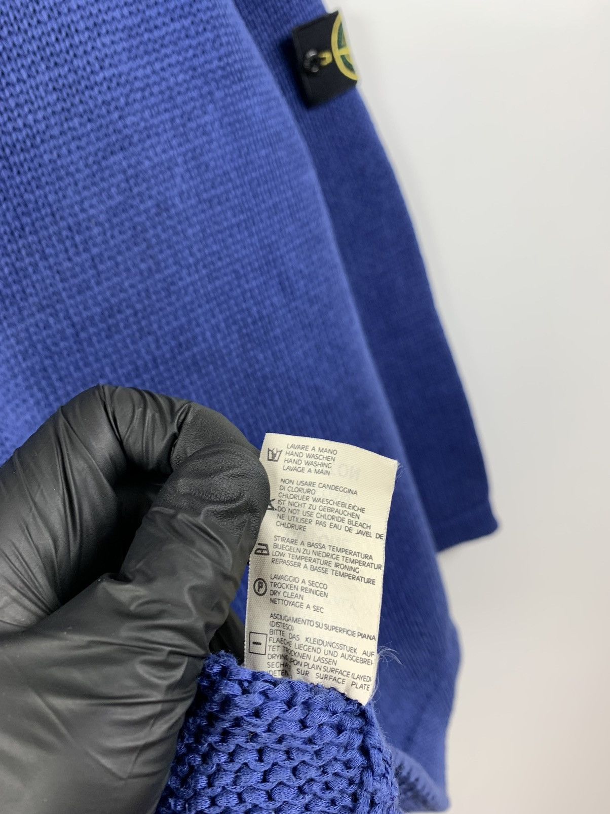 Massimo Osti 80s Vintage Stone Island Archive Blue Sweater Very Rare Size US L / EU 52-54 / 3 - 16 Thumbnail