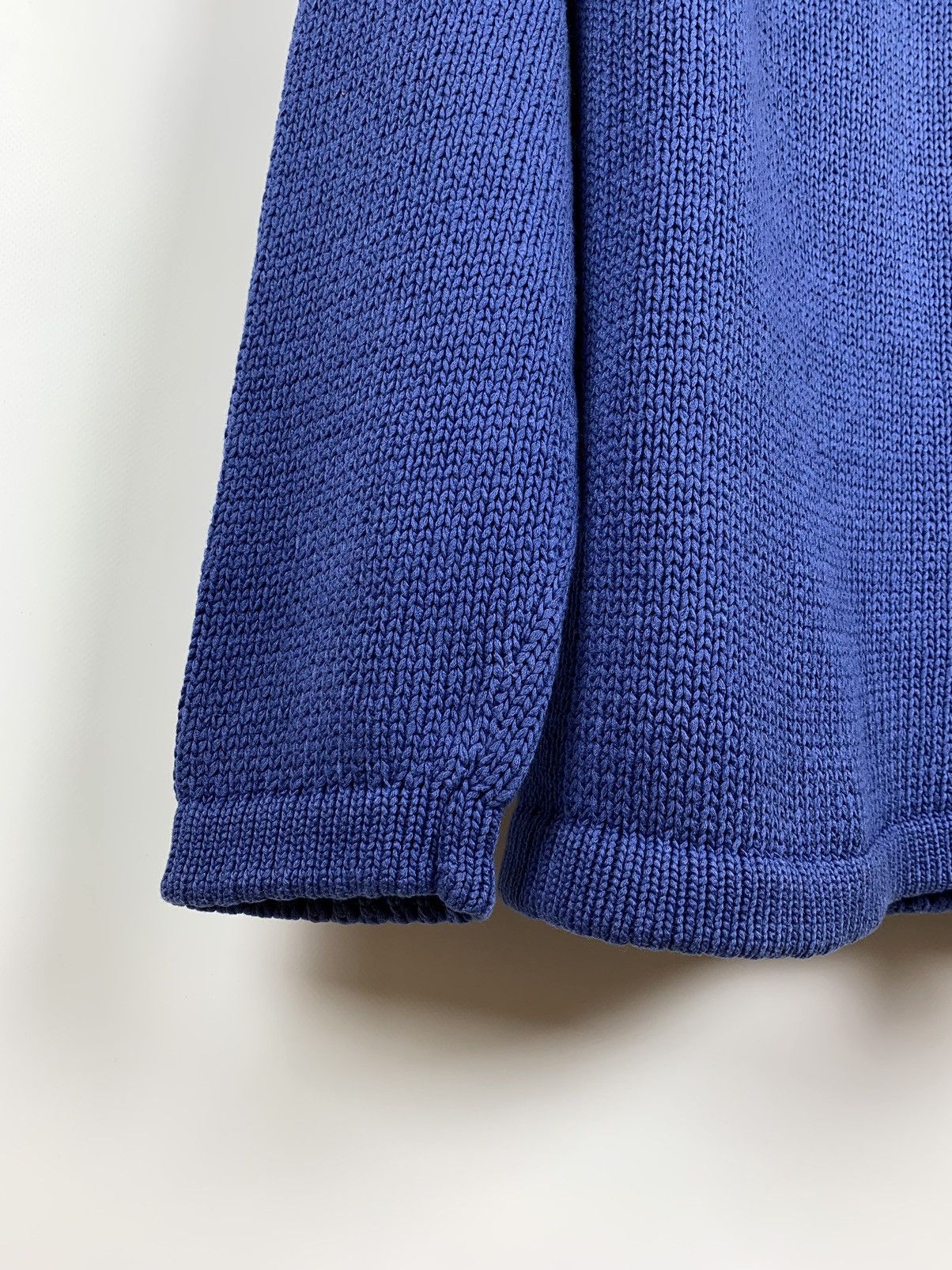 Massimo Osti 80s Vintage Stone Island Archive Blue Sweater Very Rare Size US L / EU 52-54 / 3 - 10 Thumbnail