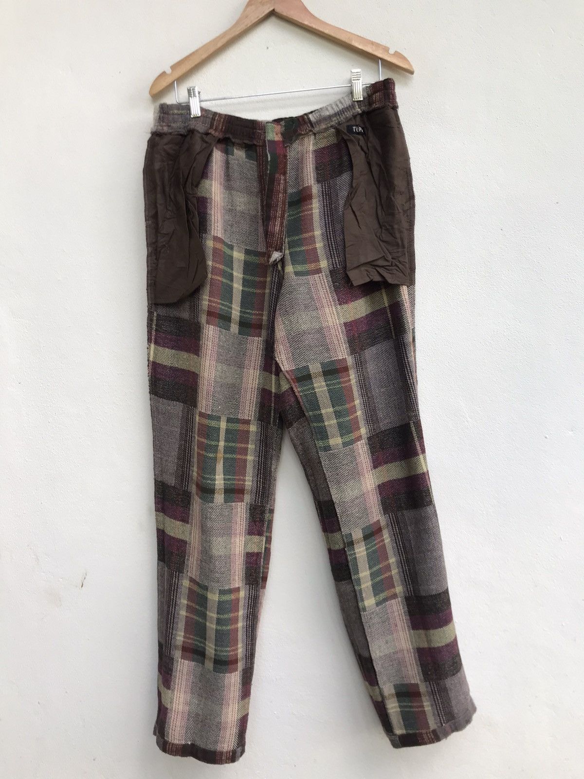 Art Comes First × Japanese Brand Very Nice Japanese Brand Topics Checkered Pants Size US 32 / EU 48 - 17 Thumbnail