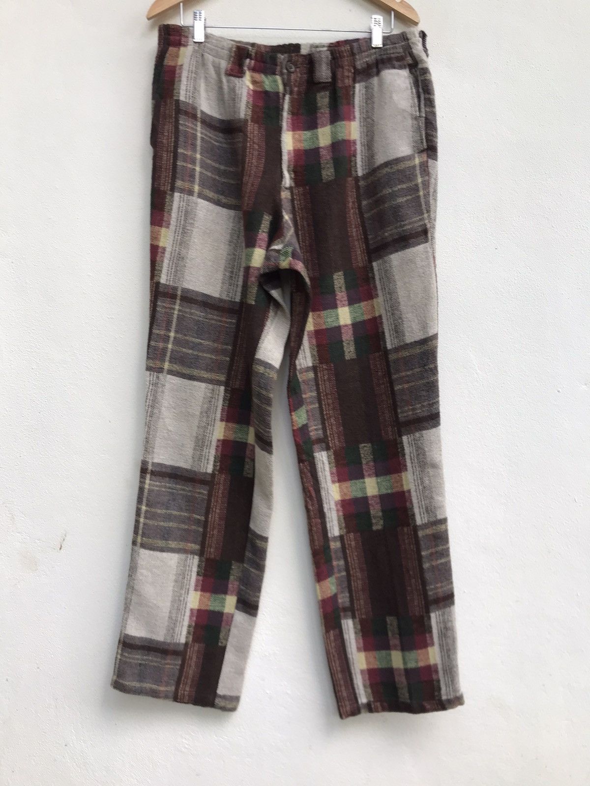 Art Comes First × Japanese Brand Very Nice Japanese Brand Topics Checkered Pants Size US 32 / EU 48 - 1 Thumbnail