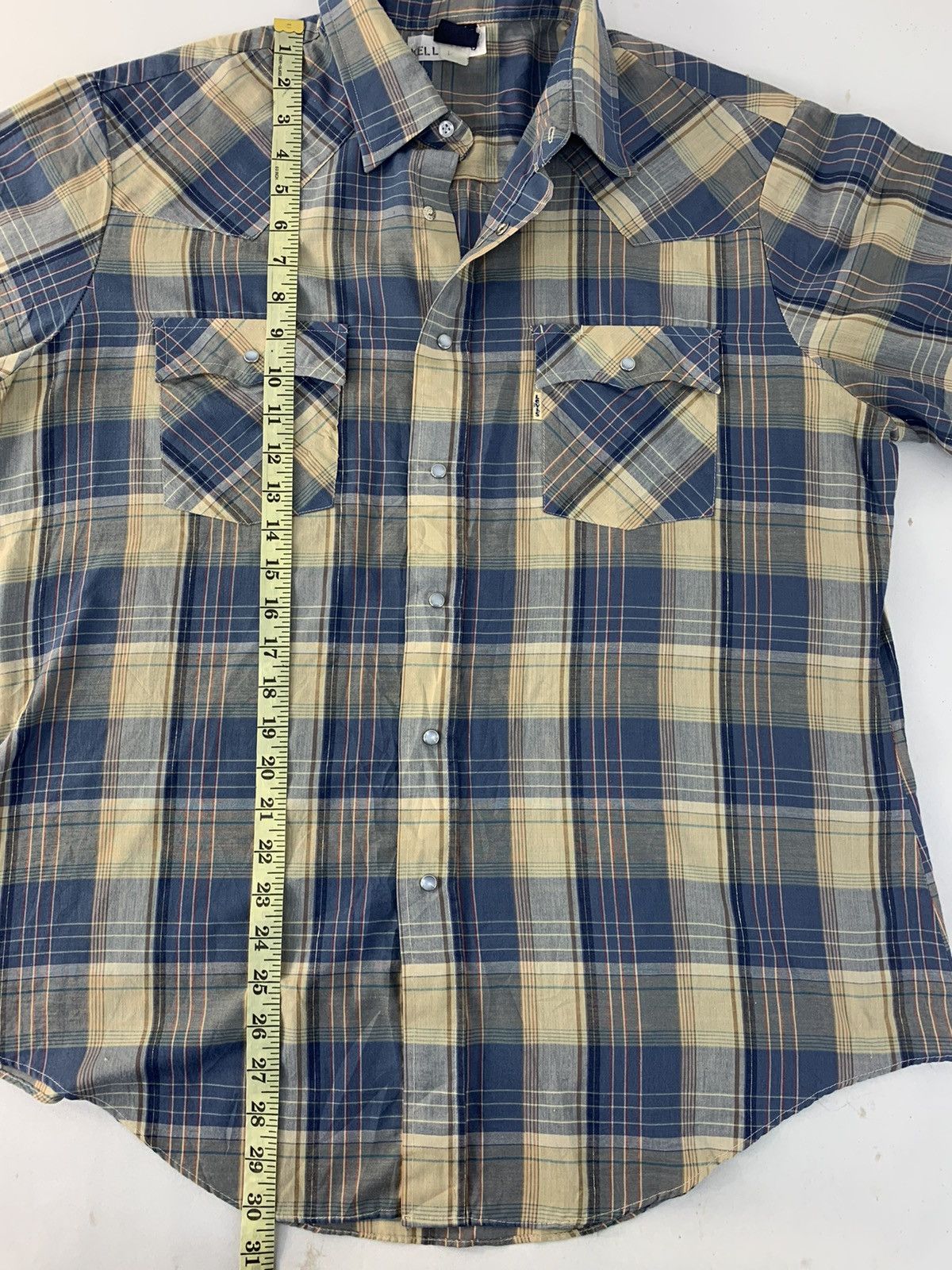 Levi's 80s Levi’s Strauss Plaid Checked Flannel Western Shirt Size US XL / EU 56 / 4 - 7 Thumbnail