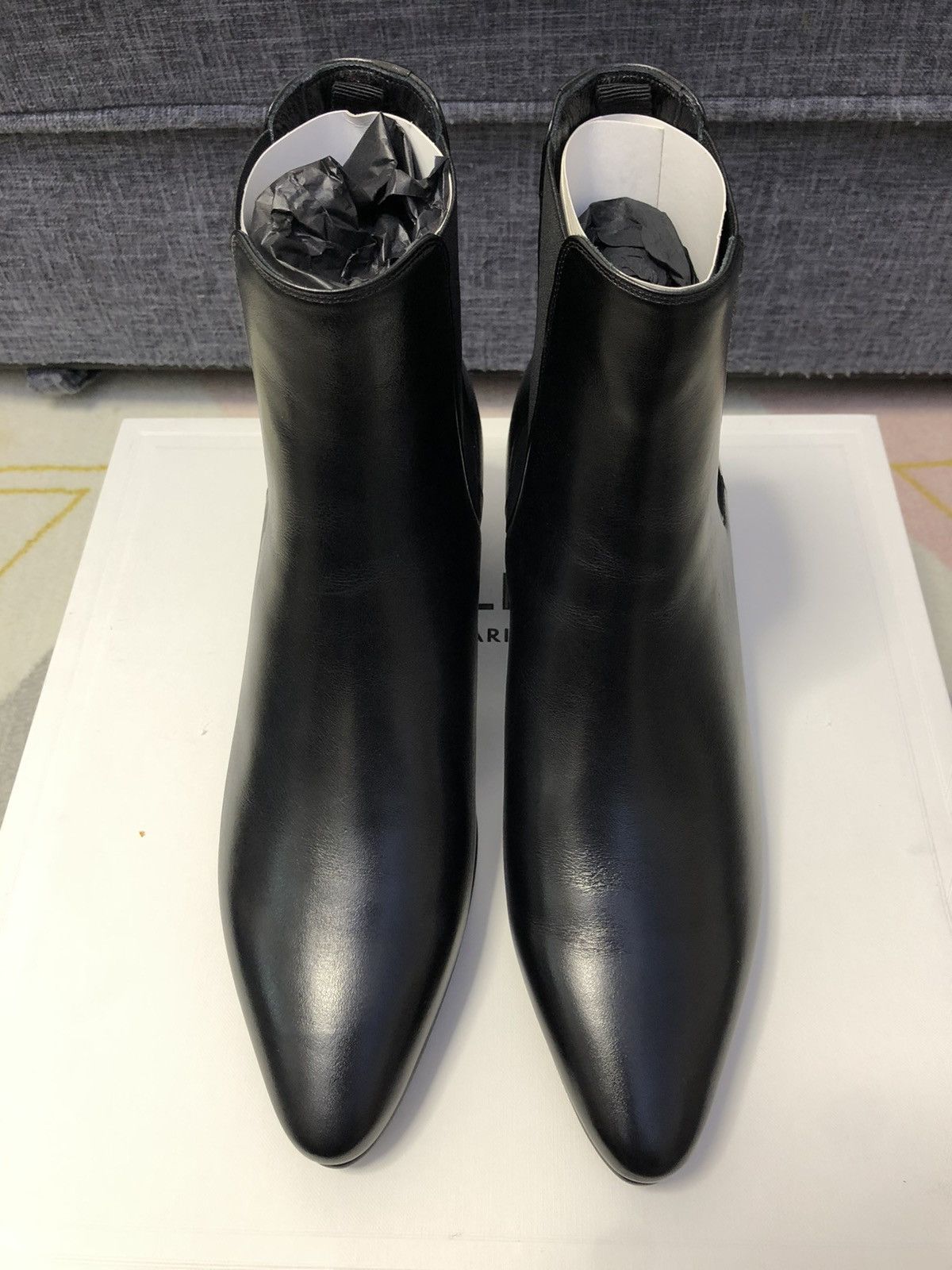Celine × Hedi Slimane SS20 Hedi 60mm Jacno Chelsea Boots39/43/44 Size US 10 / EU 43 - 4 Thumbnail