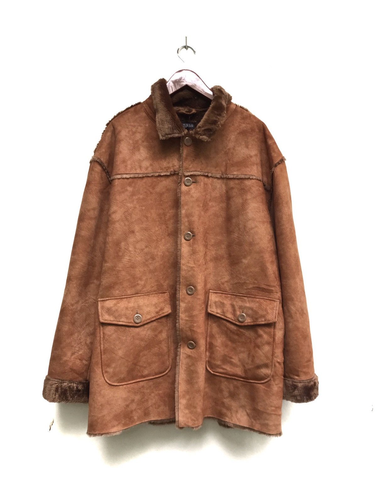 Genuine Leather Louis Chavlon Leather Coat Jacket Size US XL / EU 56 / 4 - 1 Thumbnail