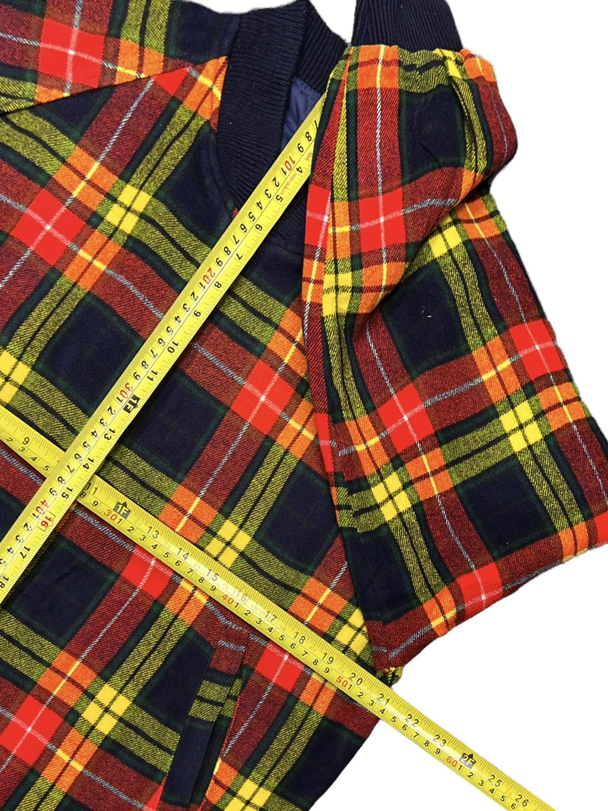 Designer Scottish Buchanan Modern Clan Tartan Bomber Jacket Size US M / EU 48-50 / 2 - 21 Thumbnail
