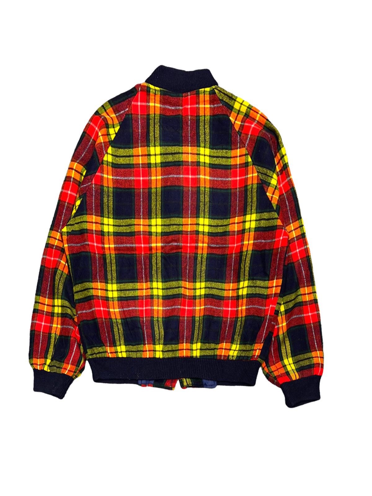 Designer Scottish Buchanan Modern Clan Tartan Bomber Jacket Size US M / EU 48-50 / 2 - 4 Thumbnail