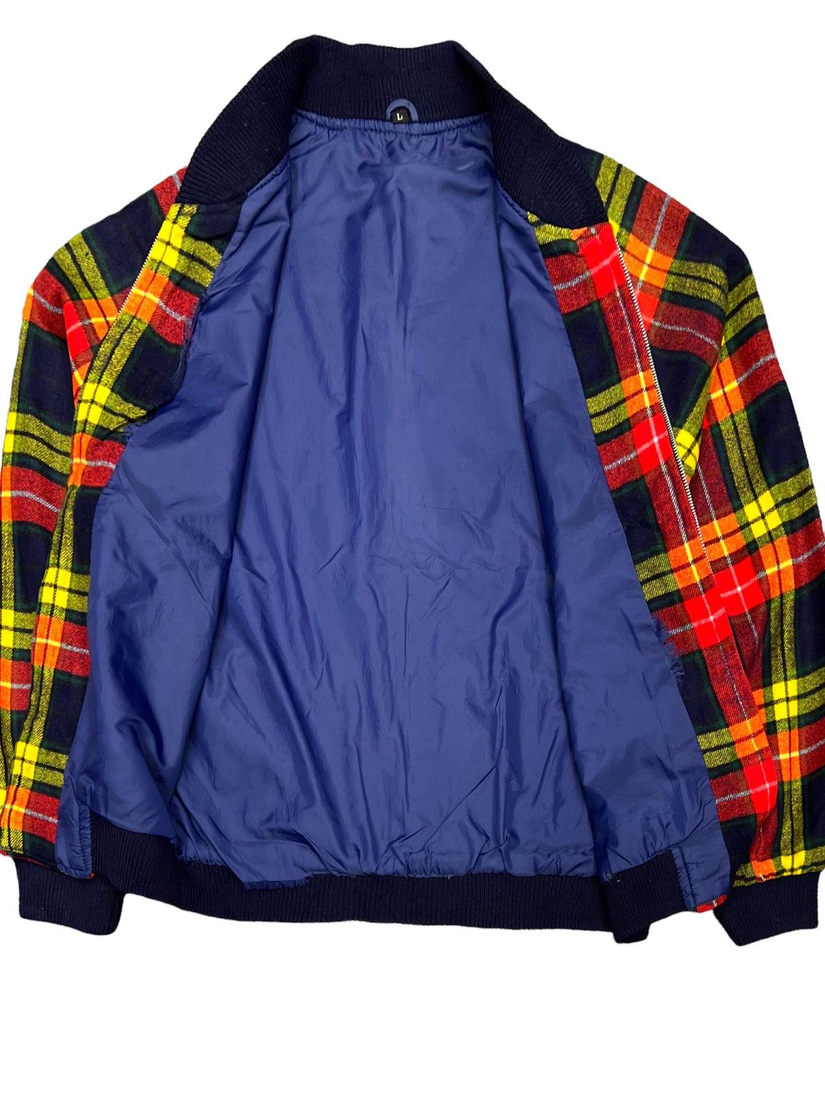 Designer Scottish Buchanan Modern Clan Tartan Bomber Jacket Size US M / EU 48-50 / 2 - 15 Thumbnail