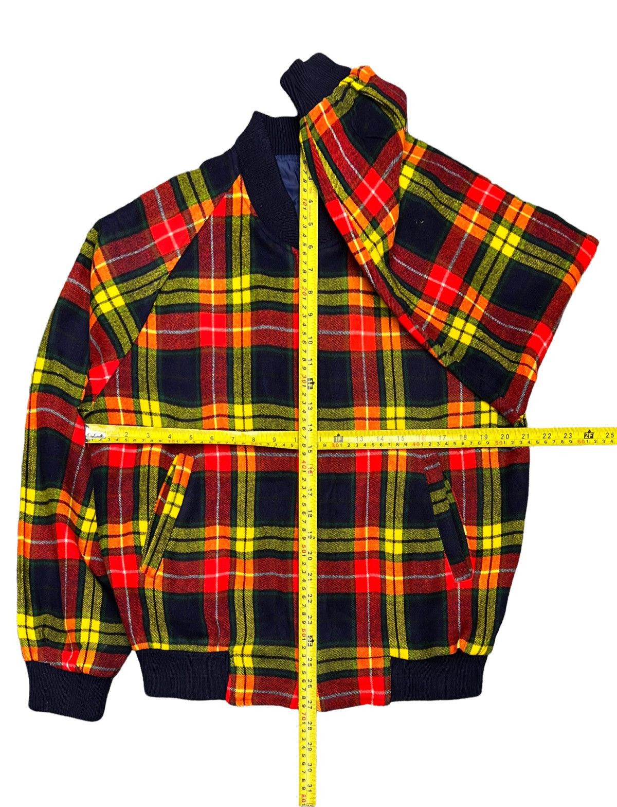 Designer Scottish Buchanan Modern Clan Tartan Bomber Jacket Size US M / EU 48-50 / 2 - 19 Thumbnail
