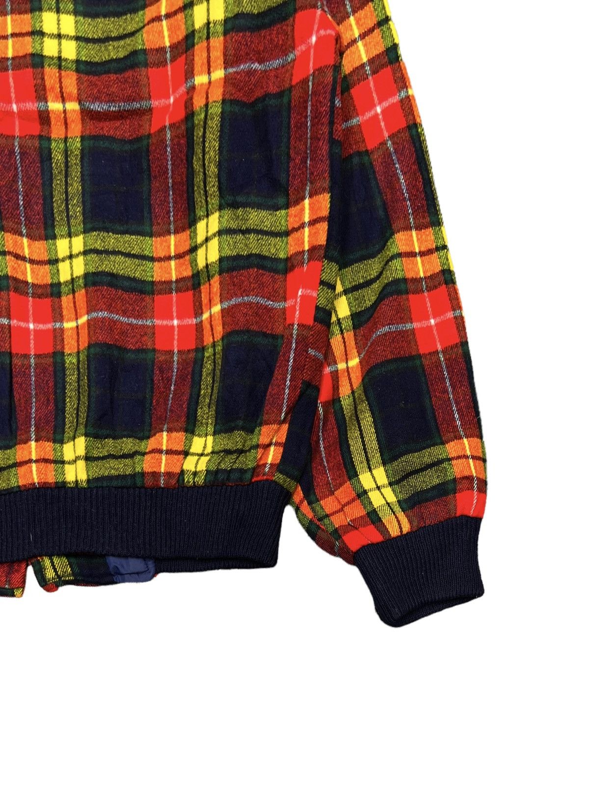 Designer Scottish Buchanan Modern Clan Tartan Bomber Jacket Size US M / EU 48-50 / 2 - 12 Thumbnail