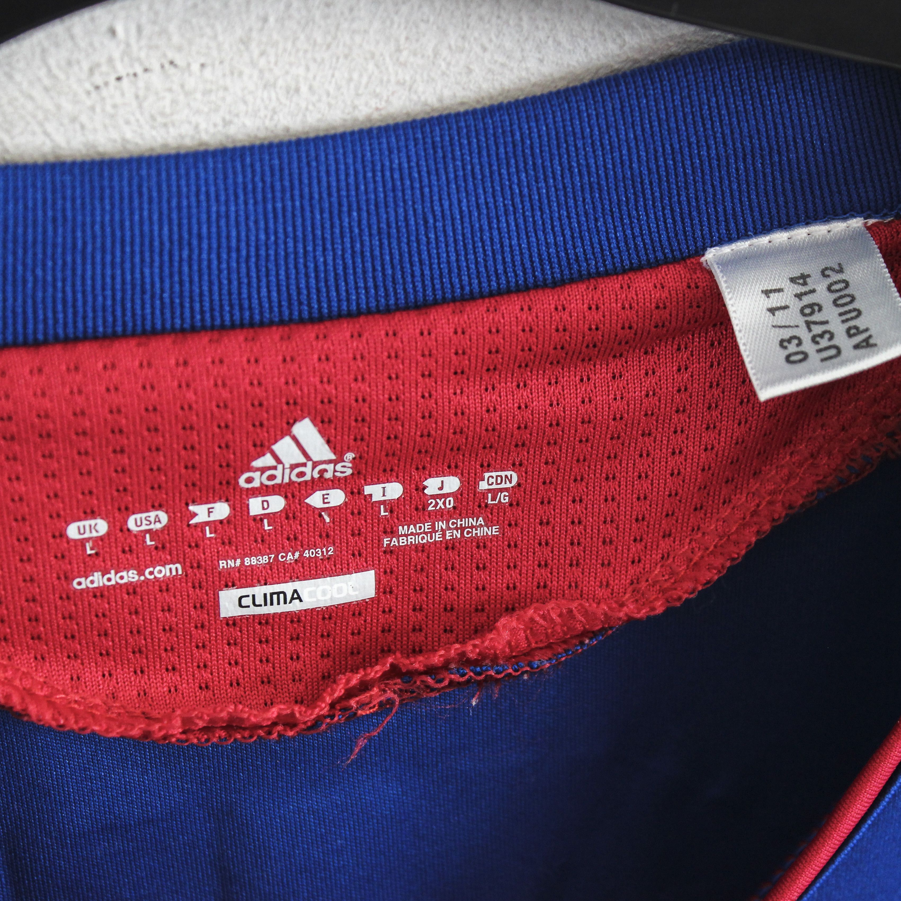 Adidas Vålerenga Mens L Football Soccer Home Jersey Shirt 2011 2012 Size US L / EU 52-54 / 3 - 4 Thumbnail