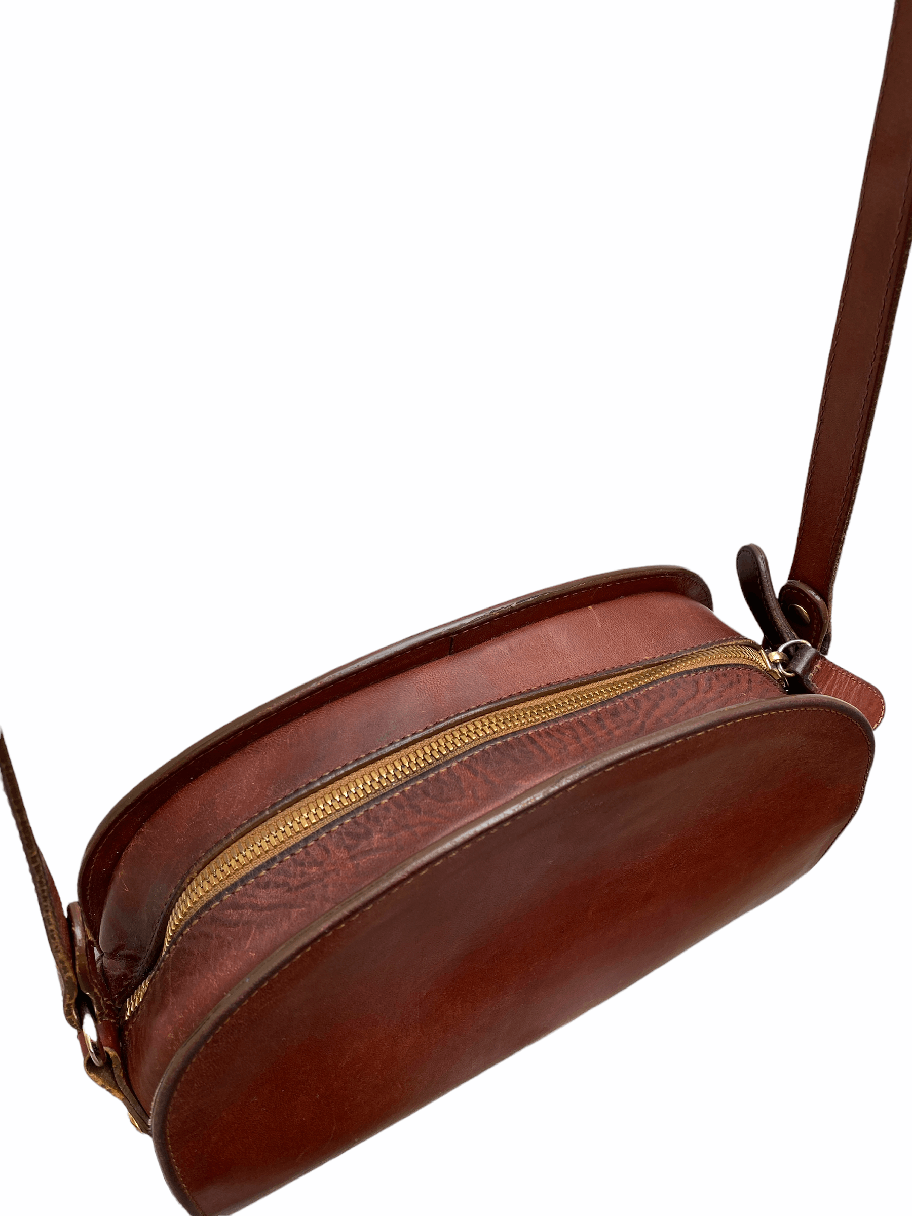 A.P.C. Brown Leather Half Moon Bag Size ONE SIZE - 5 Thumbnail