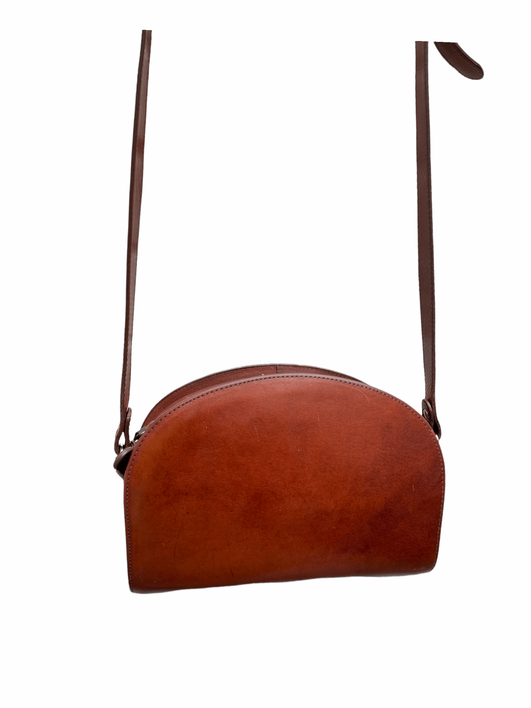 A.P.C. Brown Leather Half Moon Bag Size ONE SIZE - 4 Thumbnail