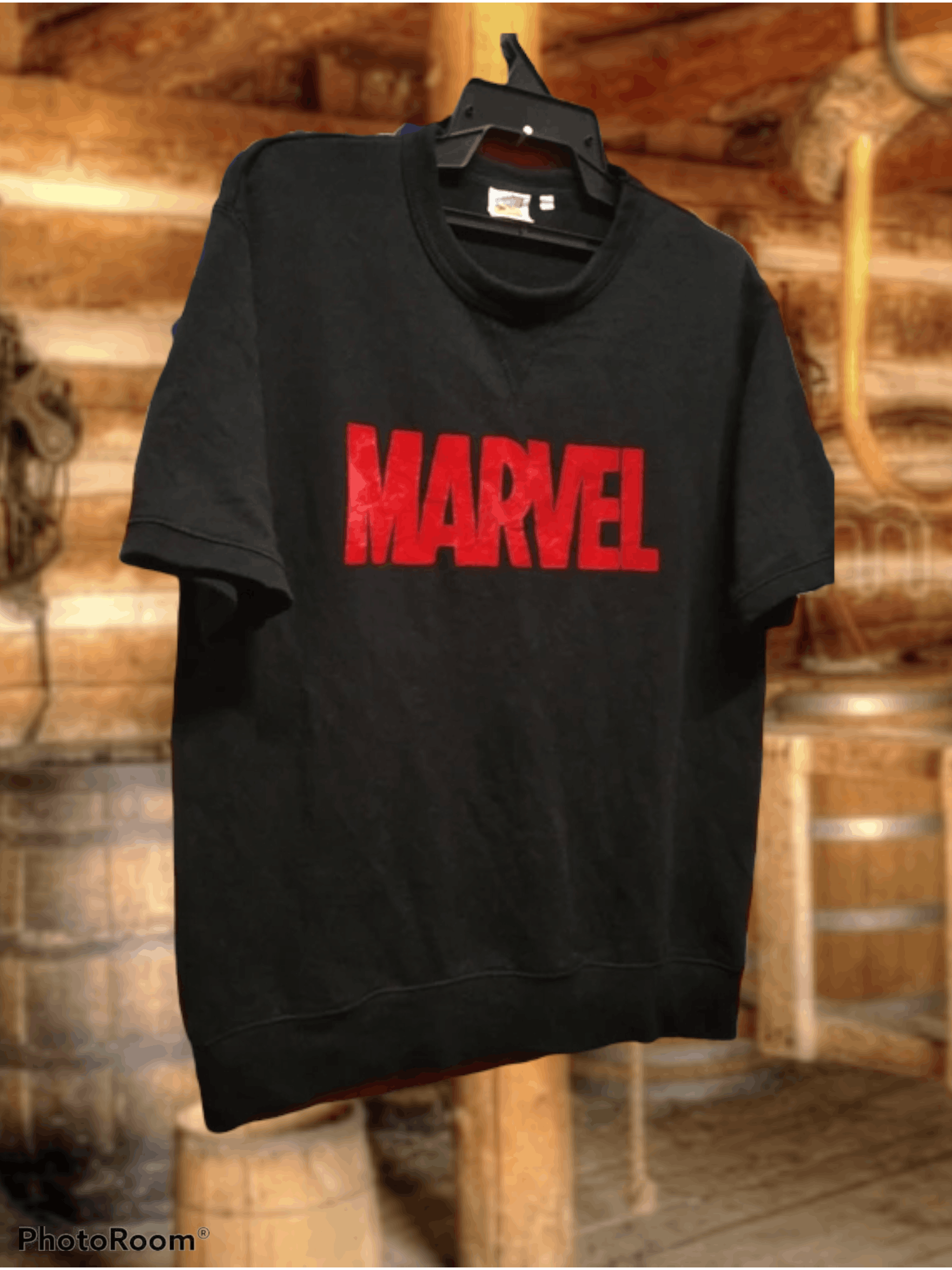 Marvel Comics MARVEL SPELL OUT SHORT SLEEVE SWEATSHIRT Size US L / EU 52-54 / 3 - 2 Thumbnail