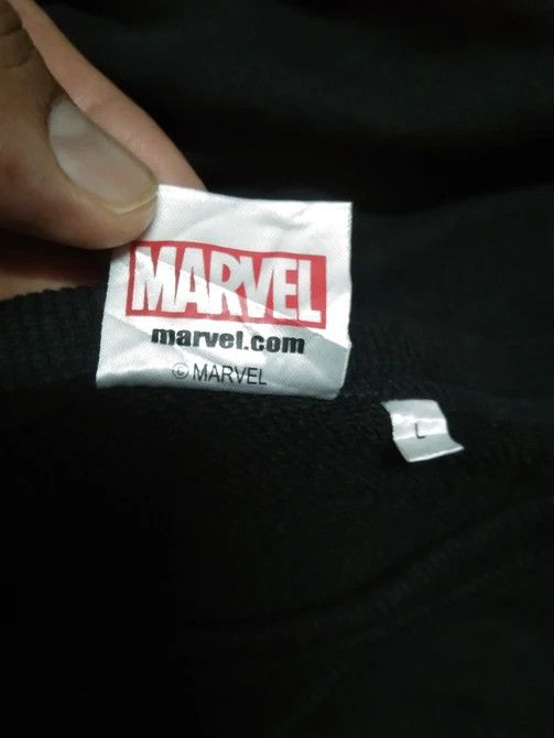 Marvel Comics MARVEL SPELL OUT SHORT SLEEVE SWEATSHIRT Size US L / EU 52-54 / 3 - 9 Thumbnail