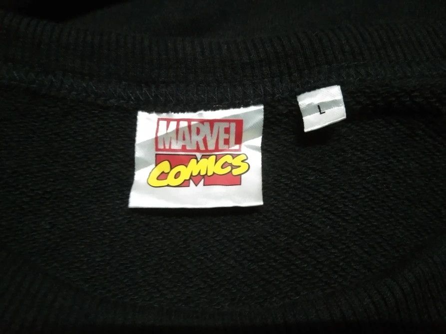 Marvel Comics MARVEL SPELL OUT SHORT SLEEVE SWEATSHIRT Size US L / EU 52-54 / 3 - 8 Thumbnail