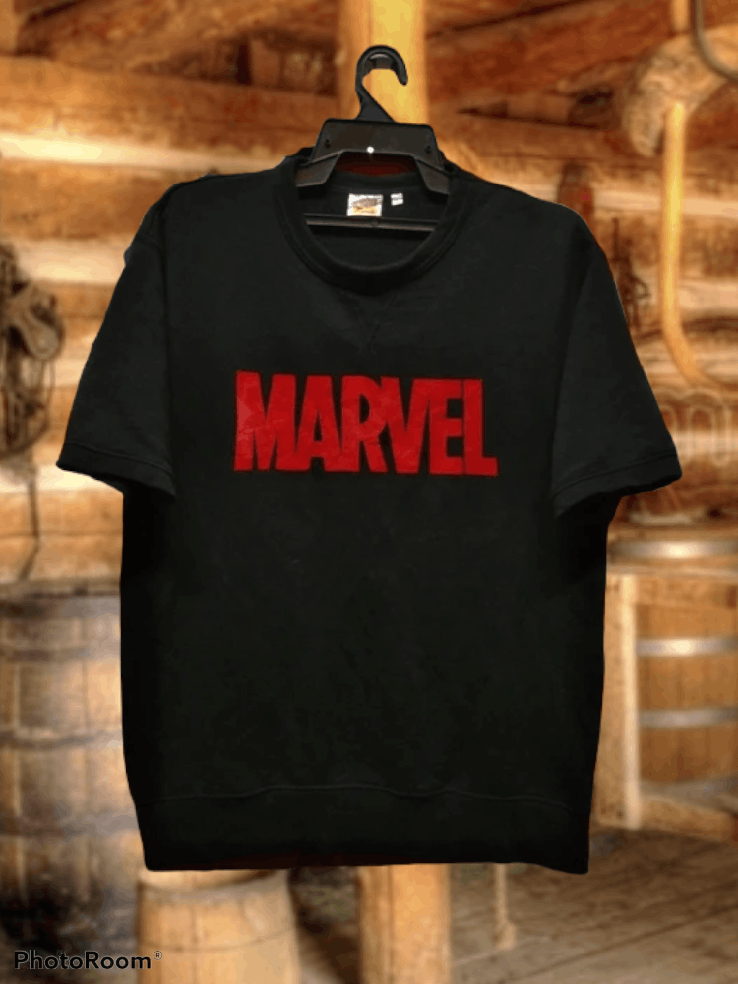 Marvel Comics MARVEL SPELL OUT SHORT SLEEVE SWEATSHIRT Size US L / EU 52-54 / 3 - 1 Thumbnail