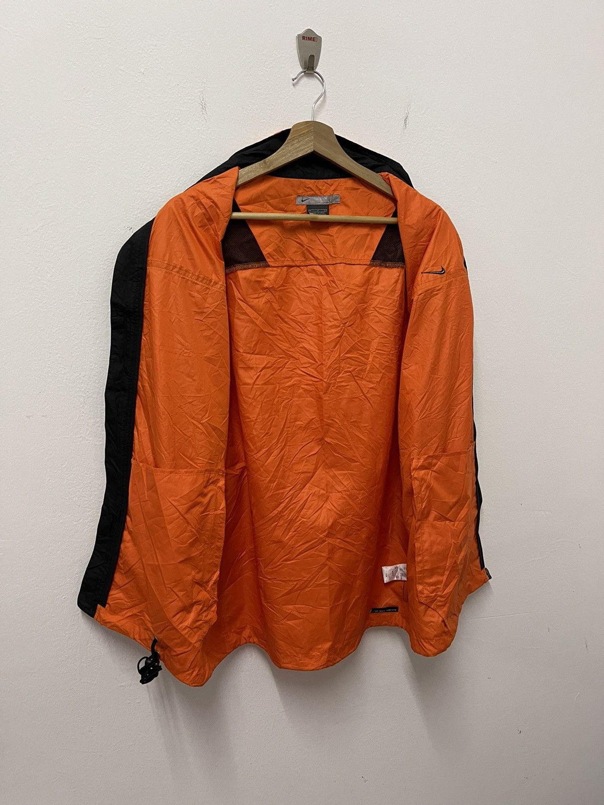 Nike × Vintage Vintage Nike Swoosh Mini Logo Y2k Windbreaker Jacket Size US L / EU 52-54 / 3 - 7 Thumbnail