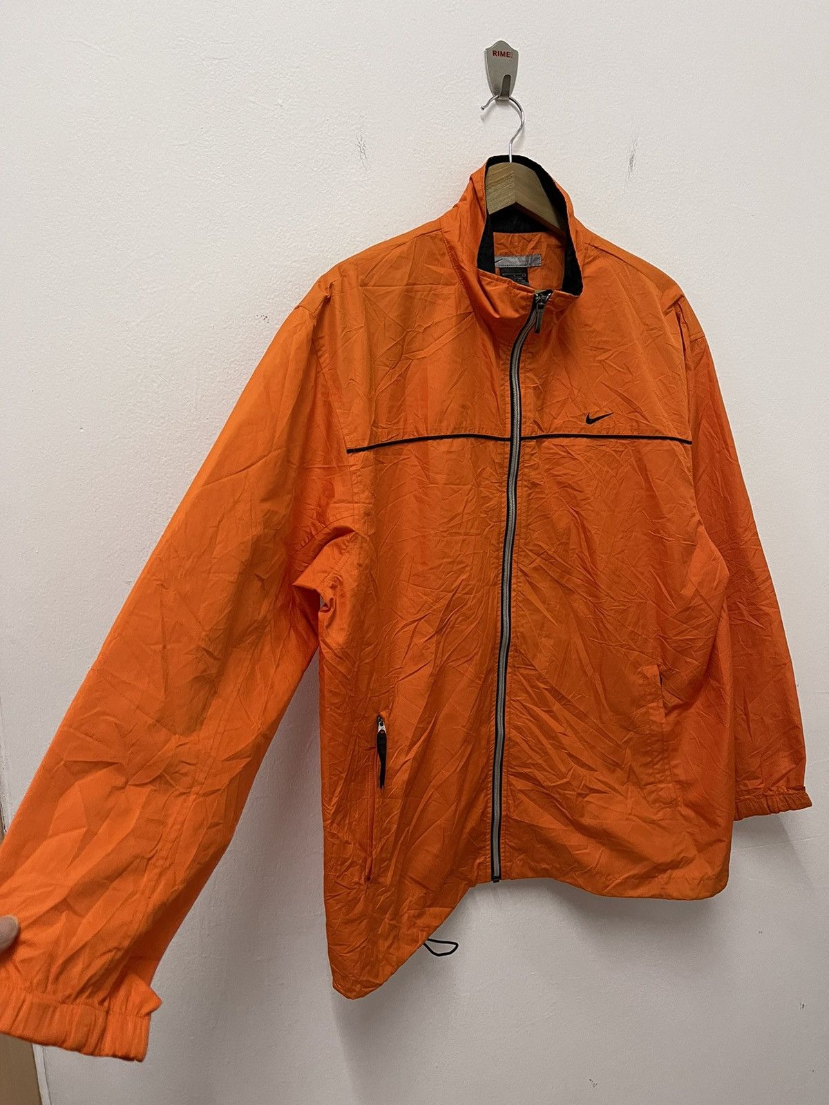 Nike × Vintage Vintage Nike Swoosh Mini Logo Y2k Windbreaker Jacket Size US L / EU 52-54 / 3 - 5 Thumbnail