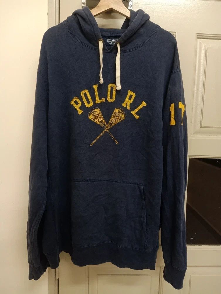 Polo Ralph Lauren Vintage 90s sweatshirt hoodie polo ralph lauren very rare Size US XXL / EU 58 / 5 - 1 Thumbnail