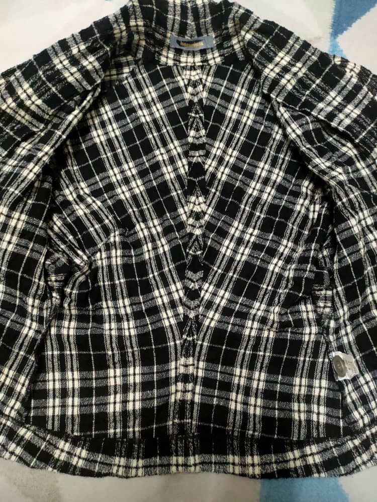 Issey Miyake Issey Miyake Wool Checkered Pattern Size S / US 4 / IT 40 - 5 Thumbnail