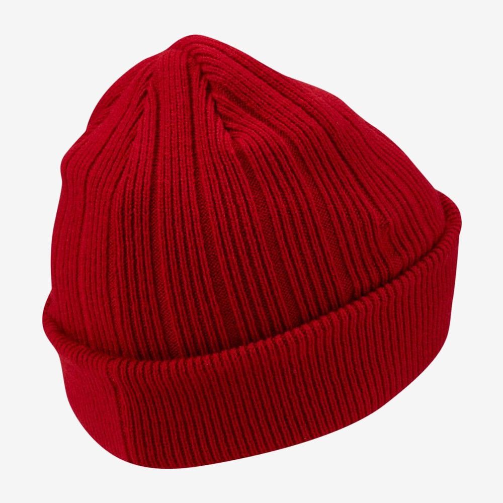 Jordan Brand × Nike Air Jordan Beanie Metallic Gold / Cuffed ingot, Gym Red hat Size ONE SIZE - 3 Thumbnail