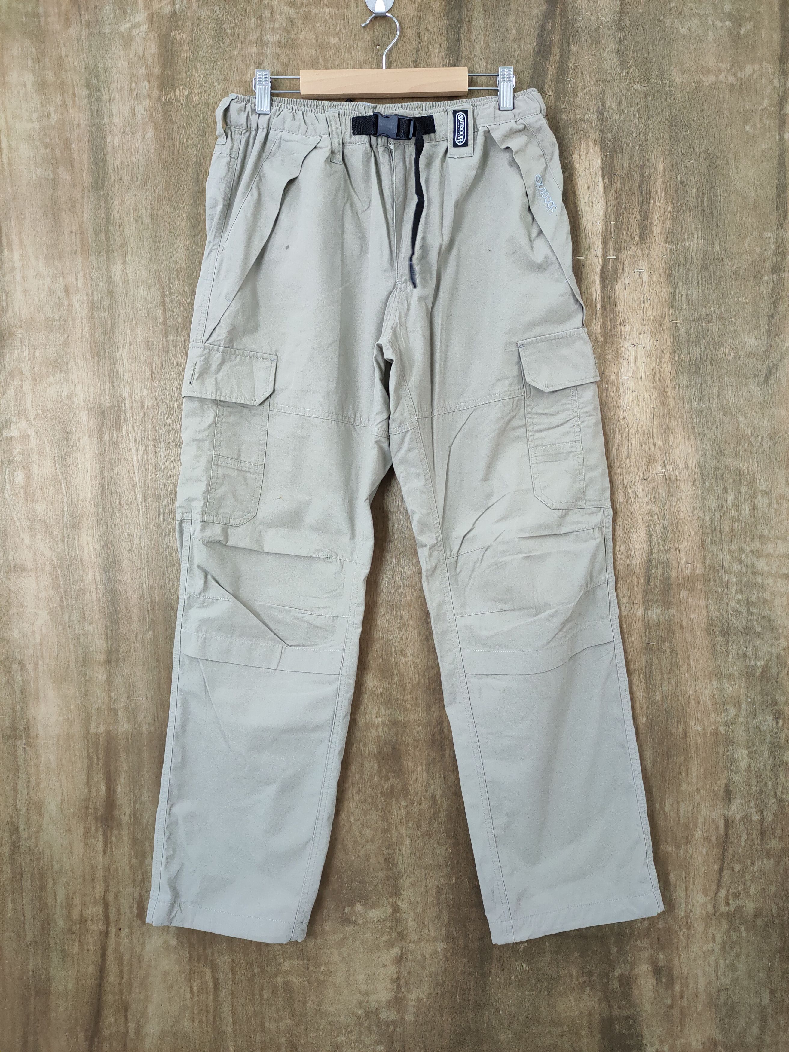 Japanese Brand OUTDOOR PRODUCT TACTICAL CARGO PANTS Size US 34 / EU 50 - 1 Thumbnail