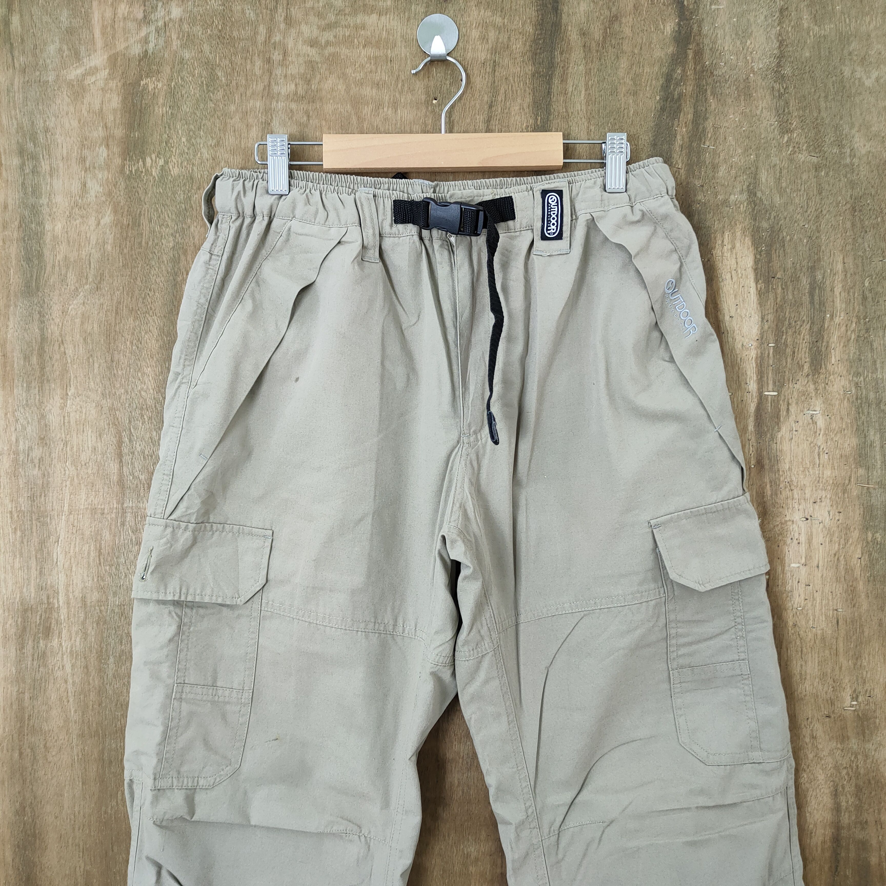 Japanese Brand OUTDOOR PRODUCT TACTICAL CARGO PANTS Size US 34 / EU 50 - 2 Thumbnail