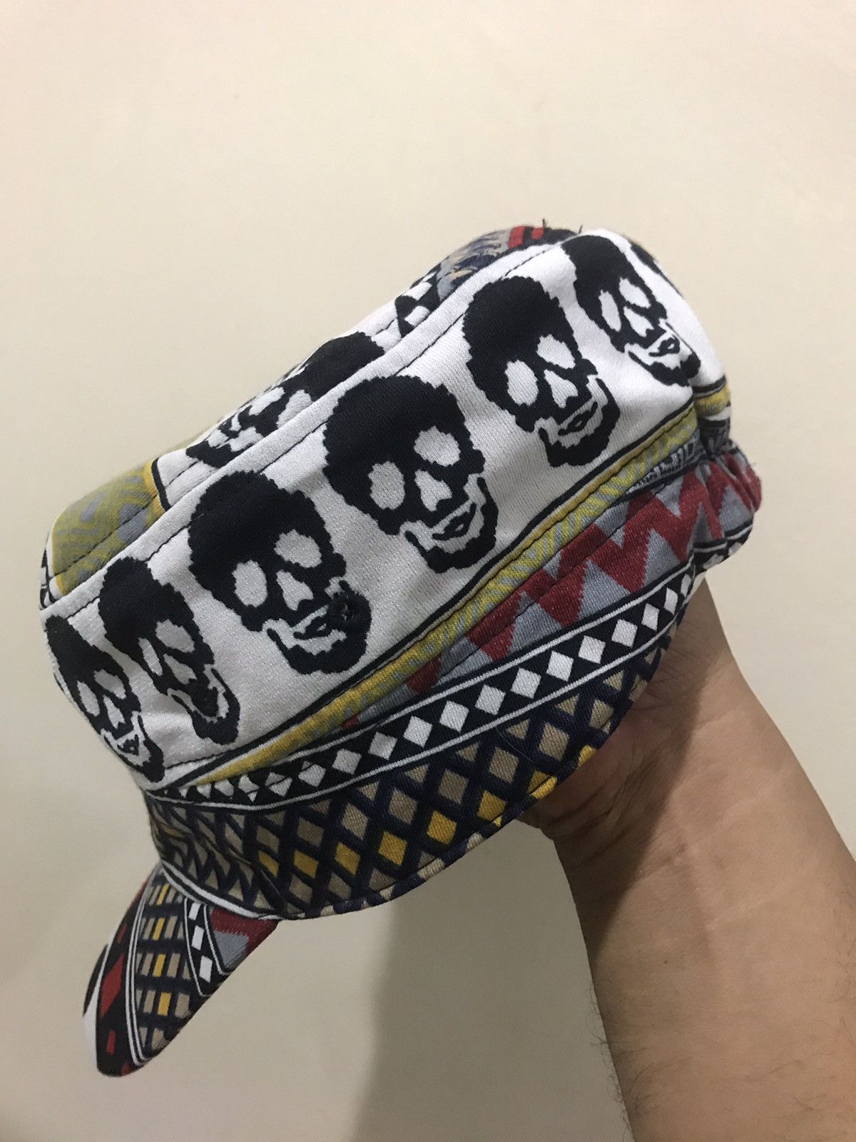 Japanese Brand SKELETON PUNK Multicolor Hats Size ONE SIZE - 3 Thumbnail