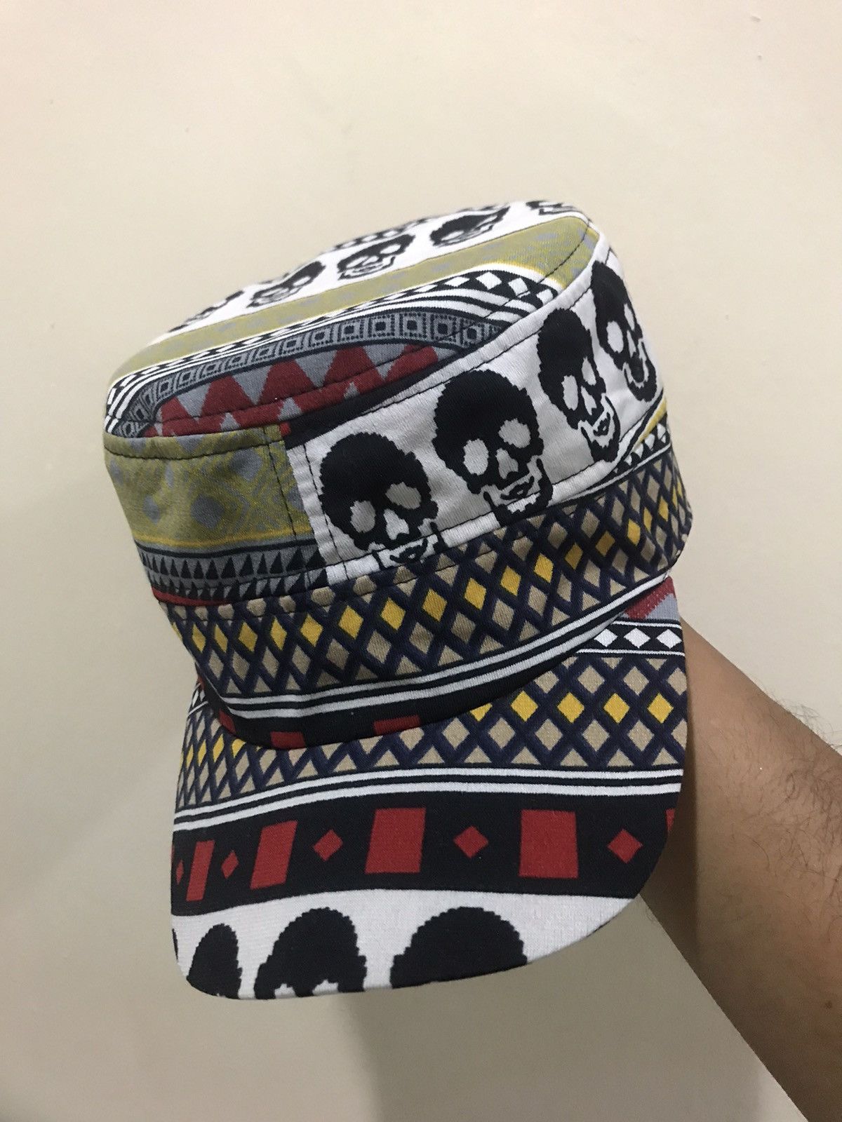 Japanese Brand SKELETON PUNK Multicolor Hats Size ONE SIZE - 1 Thumbnail