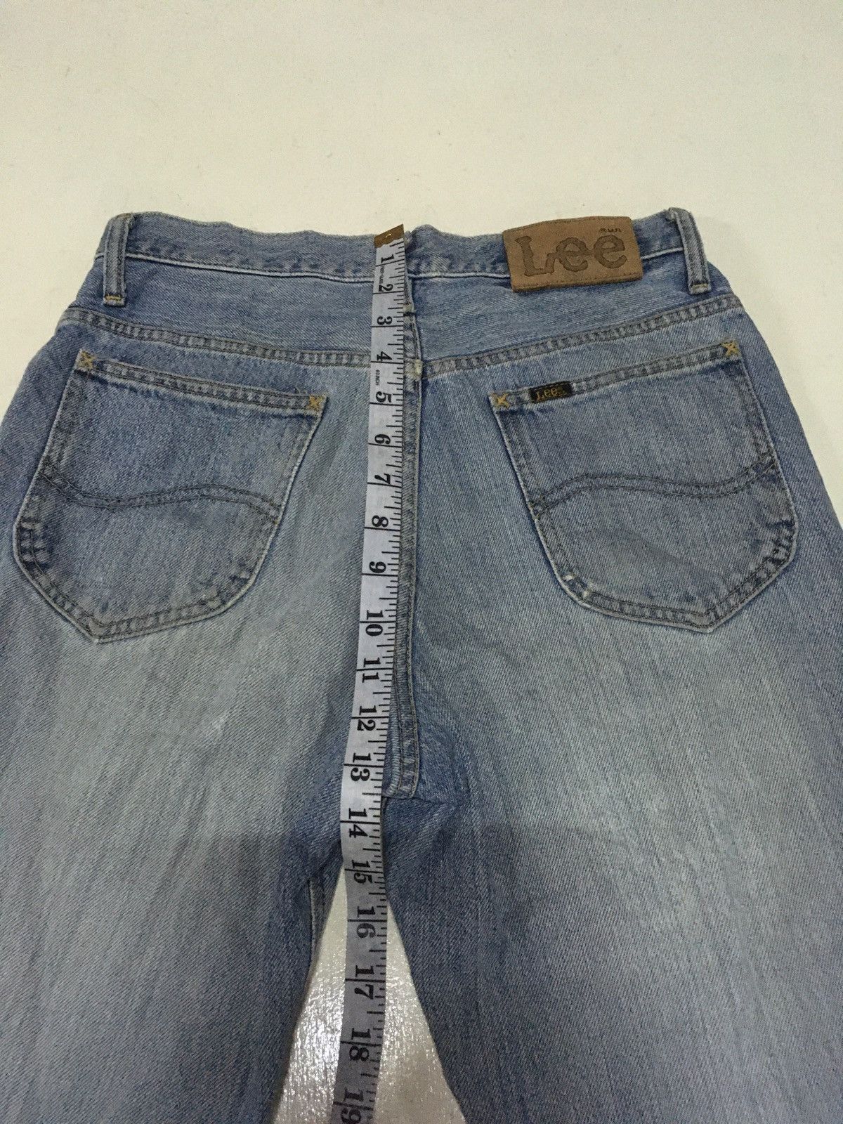 Edwin × Lee × Vintage RARe Vintage lee X Edwin blue wash distressed denim Size US 29 - 5 Thumbnail