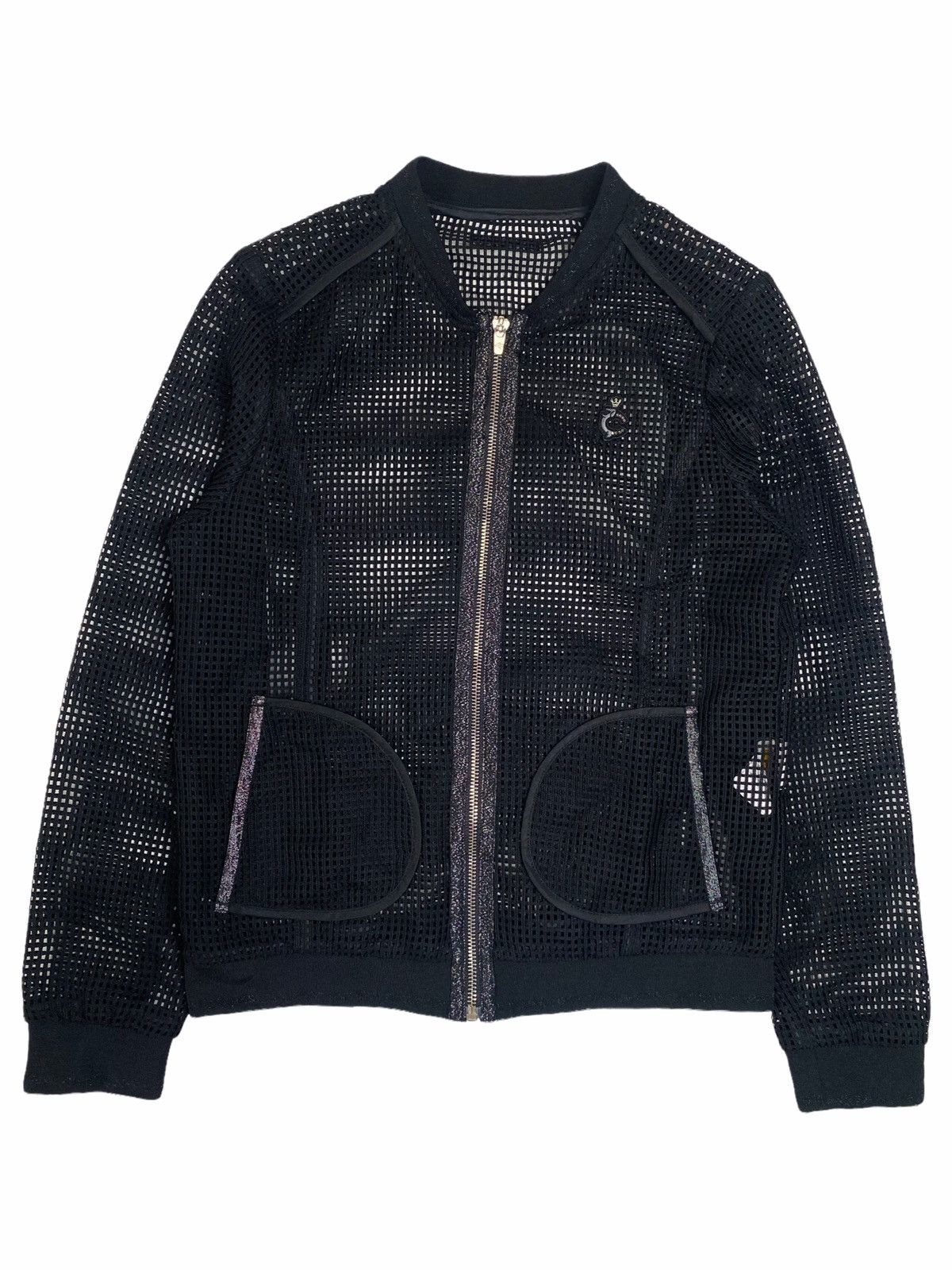 Japanese Brand 🏬SENDOFFERS🏬1990s Louis Castel - Mesh Zip Jacket Size US S / EU 44-46 / 1 - 2 Thumbnail