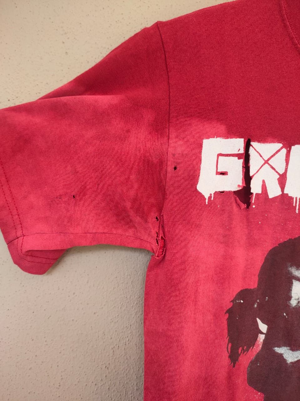 Anvil Thrashed Distressed Green Day Band T Size US S / EU 44-46 / 1 - 10 Thumbnail