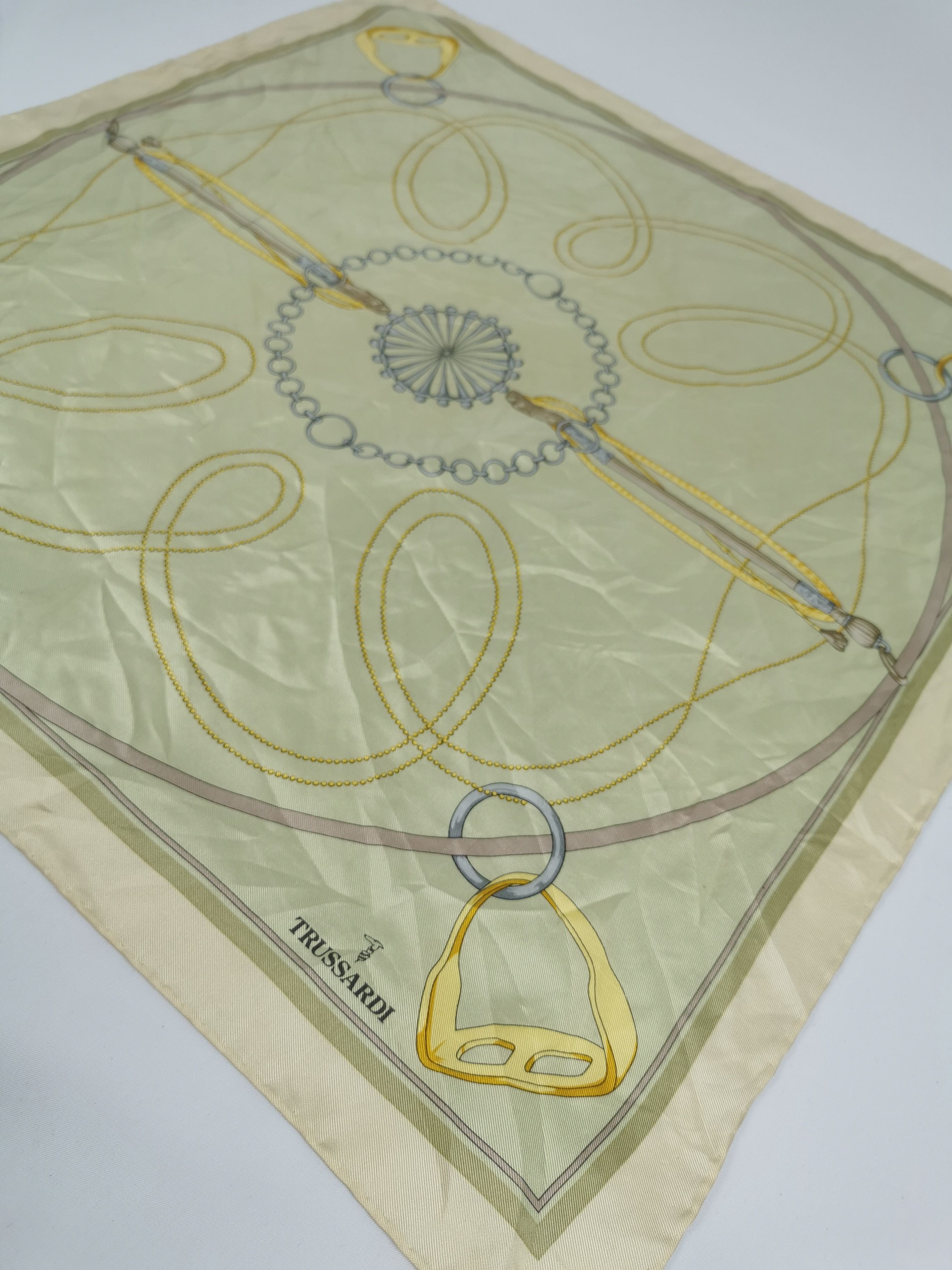 Trussardi Silk Trussardi handkerchief bandana neckerchief Size ONE SIZE - 3 Thumbnail
