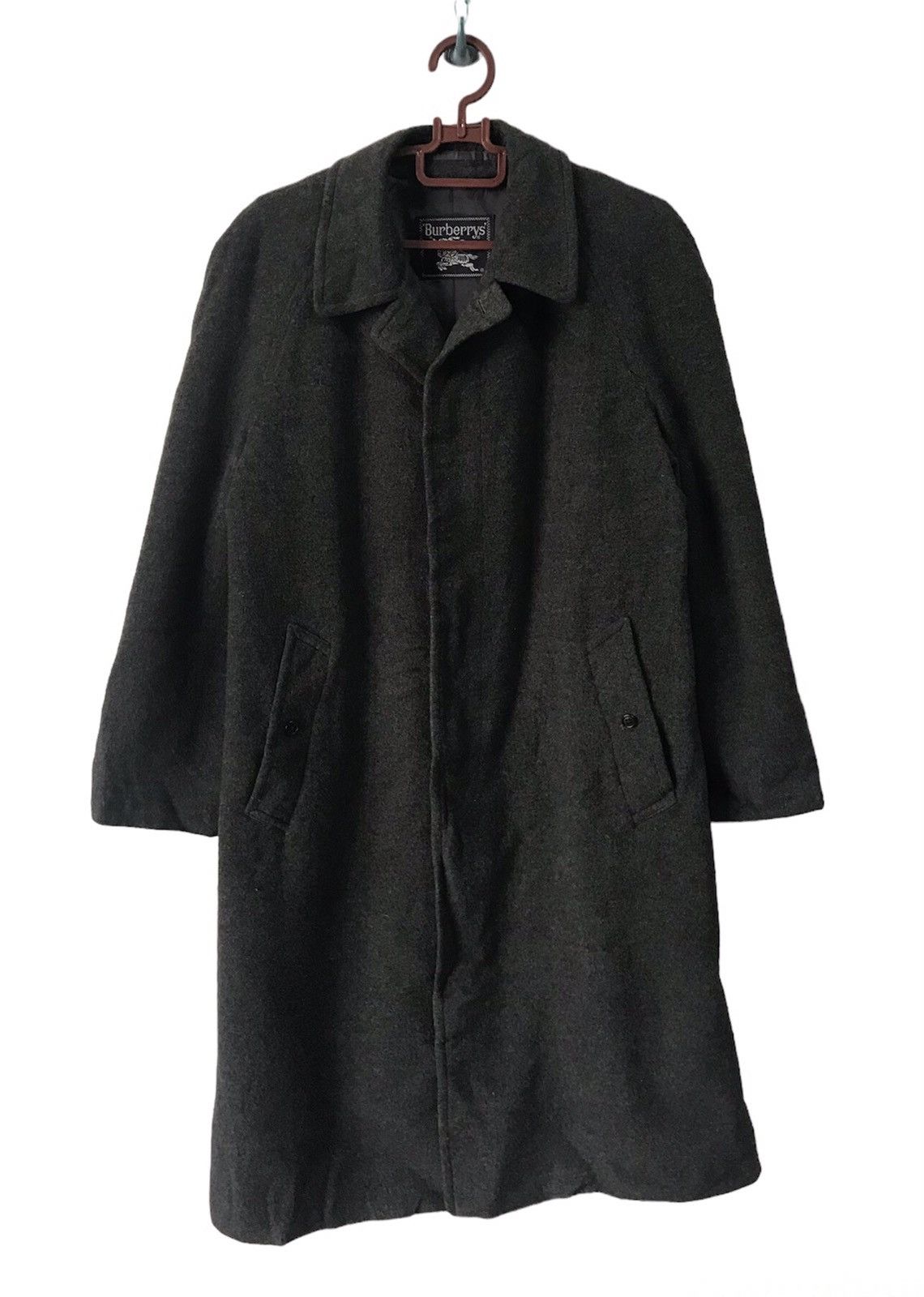Burberry Burberrys Wool & Cashmere Mid Coat Jacket Size US L / EU 52-54 / 3 - 1 Thumbnail