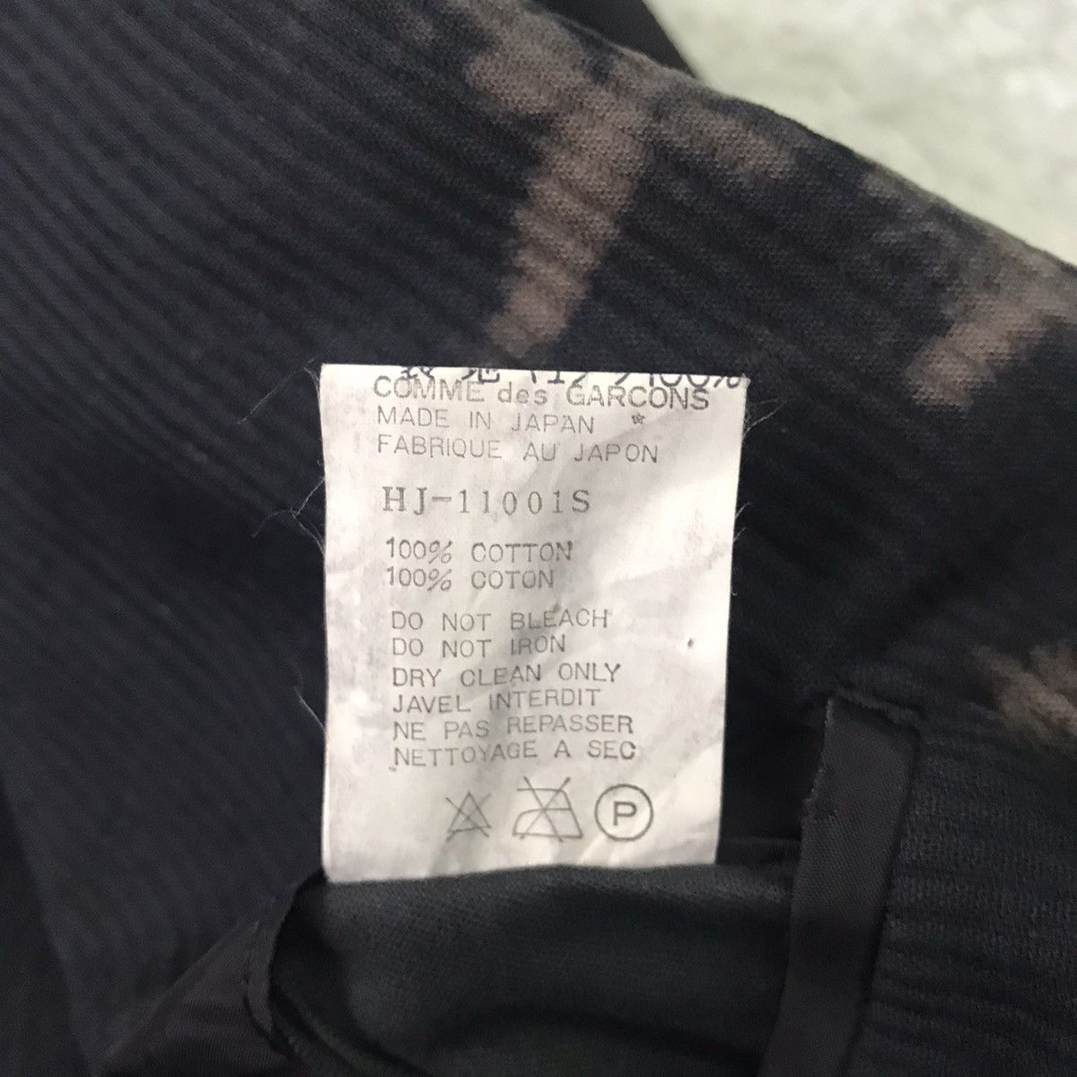 Comme des Garcons Bleach Splash Comme des Garcons Homme Jacket Coat Size US S / EU 44-46 / 1 - 22 Thumbnail