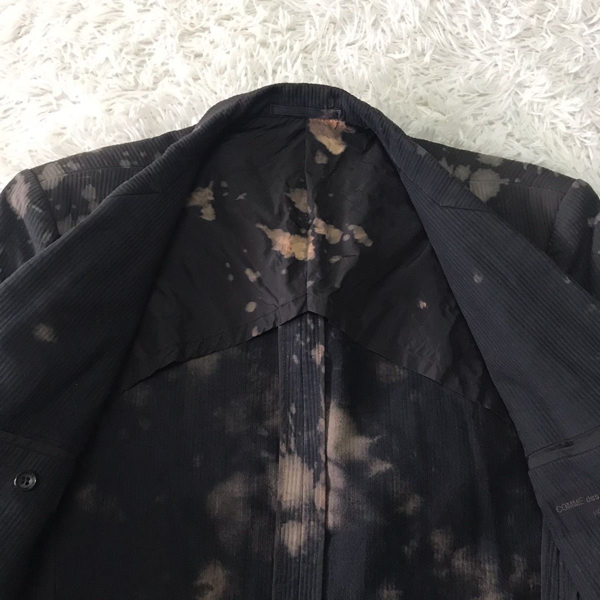 Comme des Garcons Bleach Splash Comme des Garcons Homme Jacket Coat Size US S / EU 44-46 / 1 - 19 Thumbnail