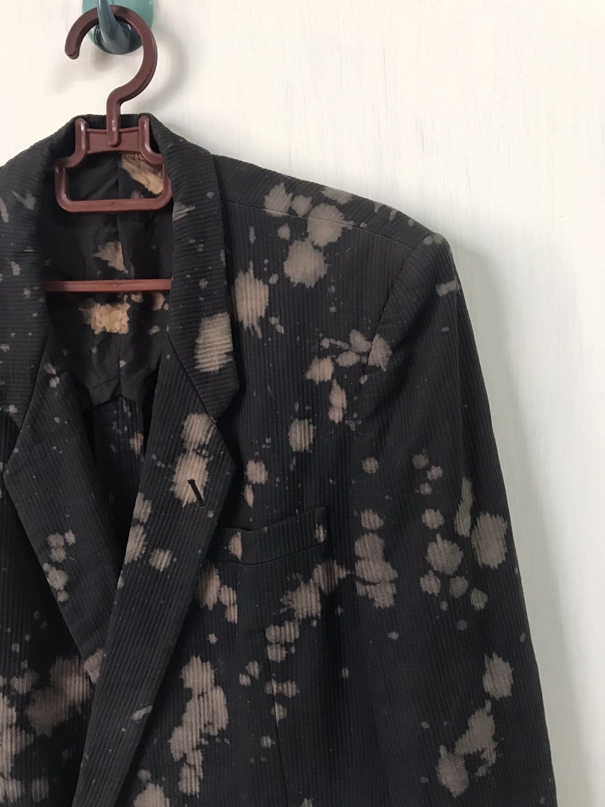 Comme des Garcons Bleach Splash Comme des Garcons Homme Jacket Coat Size US S / EU 44-46 / 1 - 4 Thumbnail
