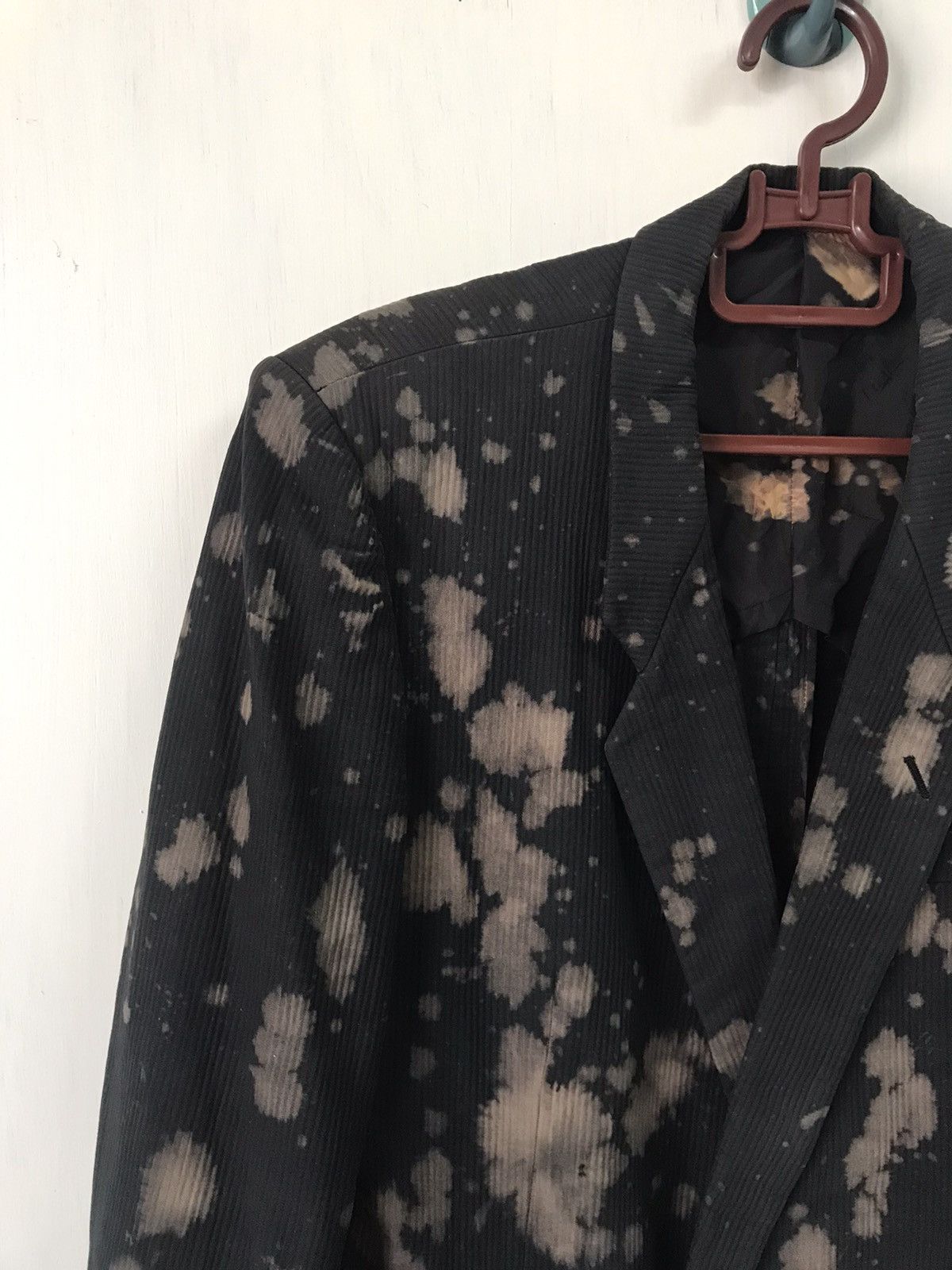 Comme des Garcons Bleach Splash Comme des Garcons Homme Jacket Coat Size US S / EU 44-46 / 1 - 5 Thumbnail