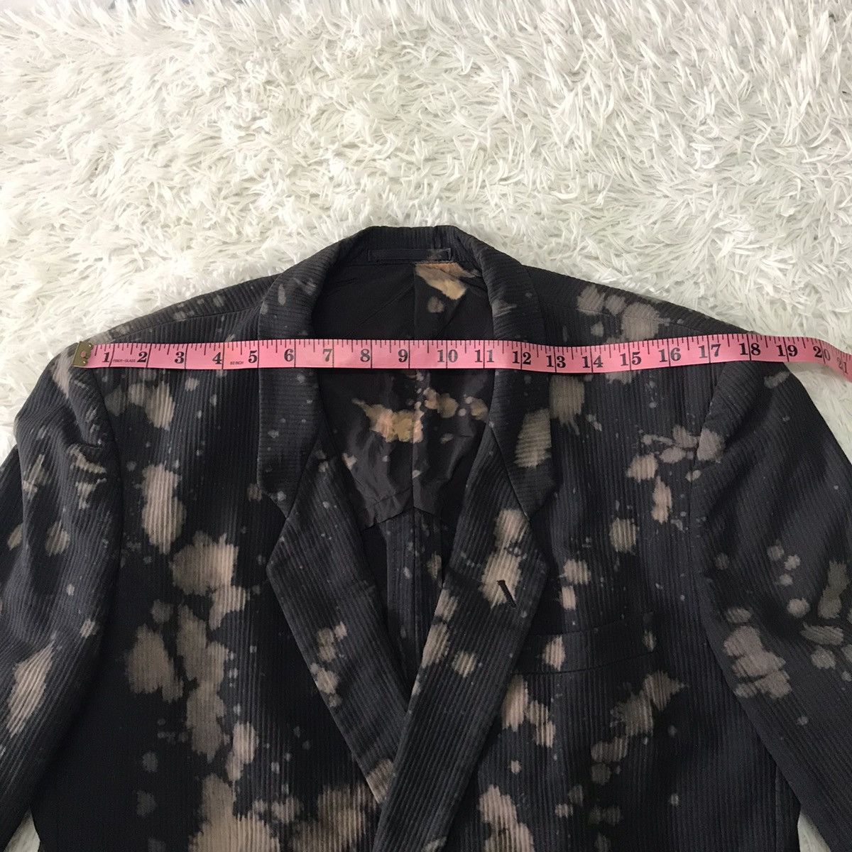 Comme des Garcons Bleach Splash Comme des Garcons Homme Jacket Coat Size US S / EU 44-46 / 1 - 24 Thumbnail