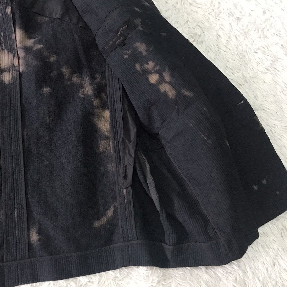 Comme des Garcons Bleach Splash Comme des Garcons Homme Jacket Coat Size US S / EU 44-46 / 1 - 18 Thumbnail