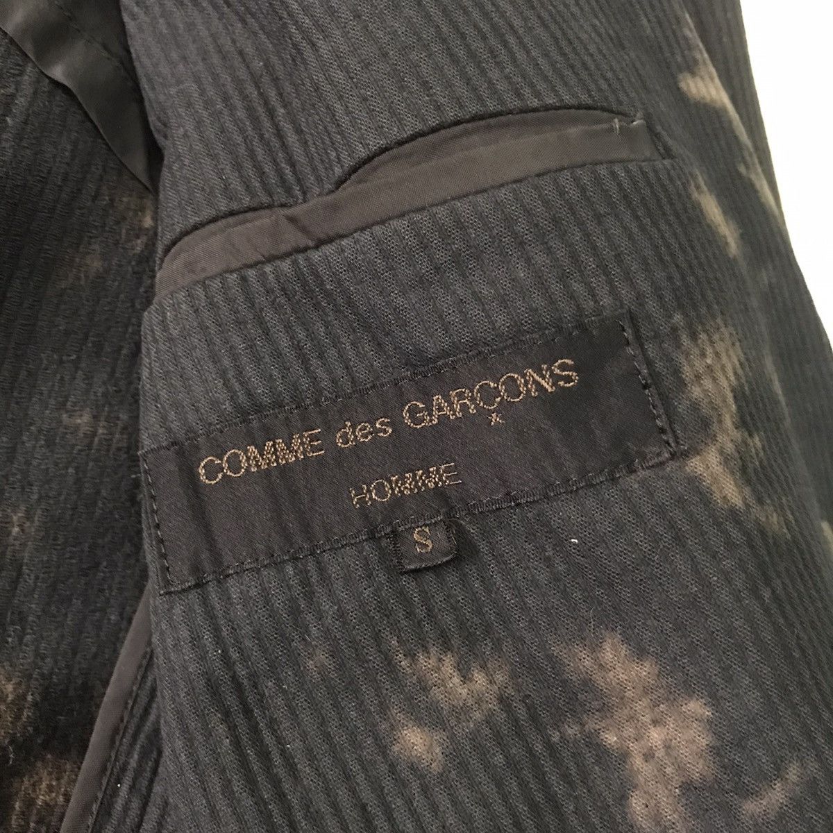 Comme des Garcons Bleach Splash Comme des Garcons Homme Jacket Coat Size US S / EU 44-46 / 1 - 20 Thumbnail