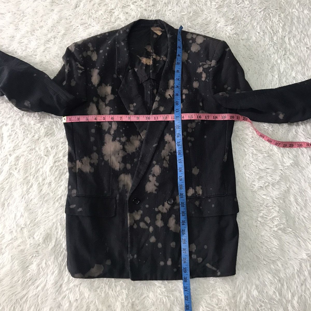 Comme des Garcons Bleach Splash Comme des Garcons Homme Jacket Coat Size US S / EU 44-46 / 1 - 23 Thumbnail