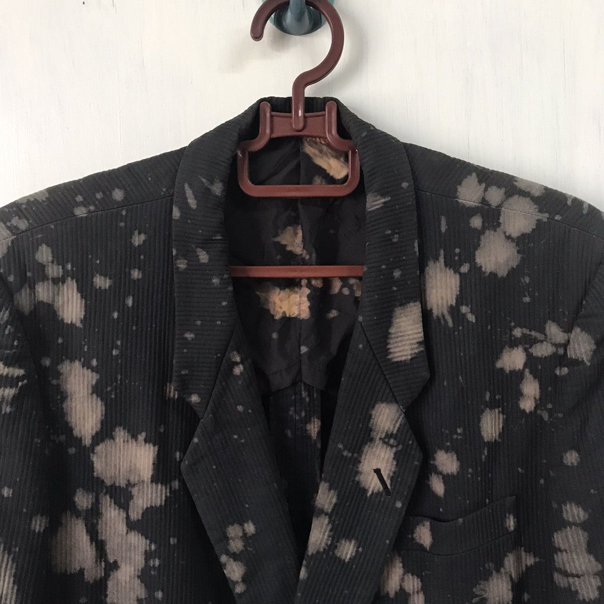 Comme des Garcons Bleach Splash Comme des Garcons Homme Jacket Coat Size US S / EU 44-46 / 1 - 7 Thumbnail