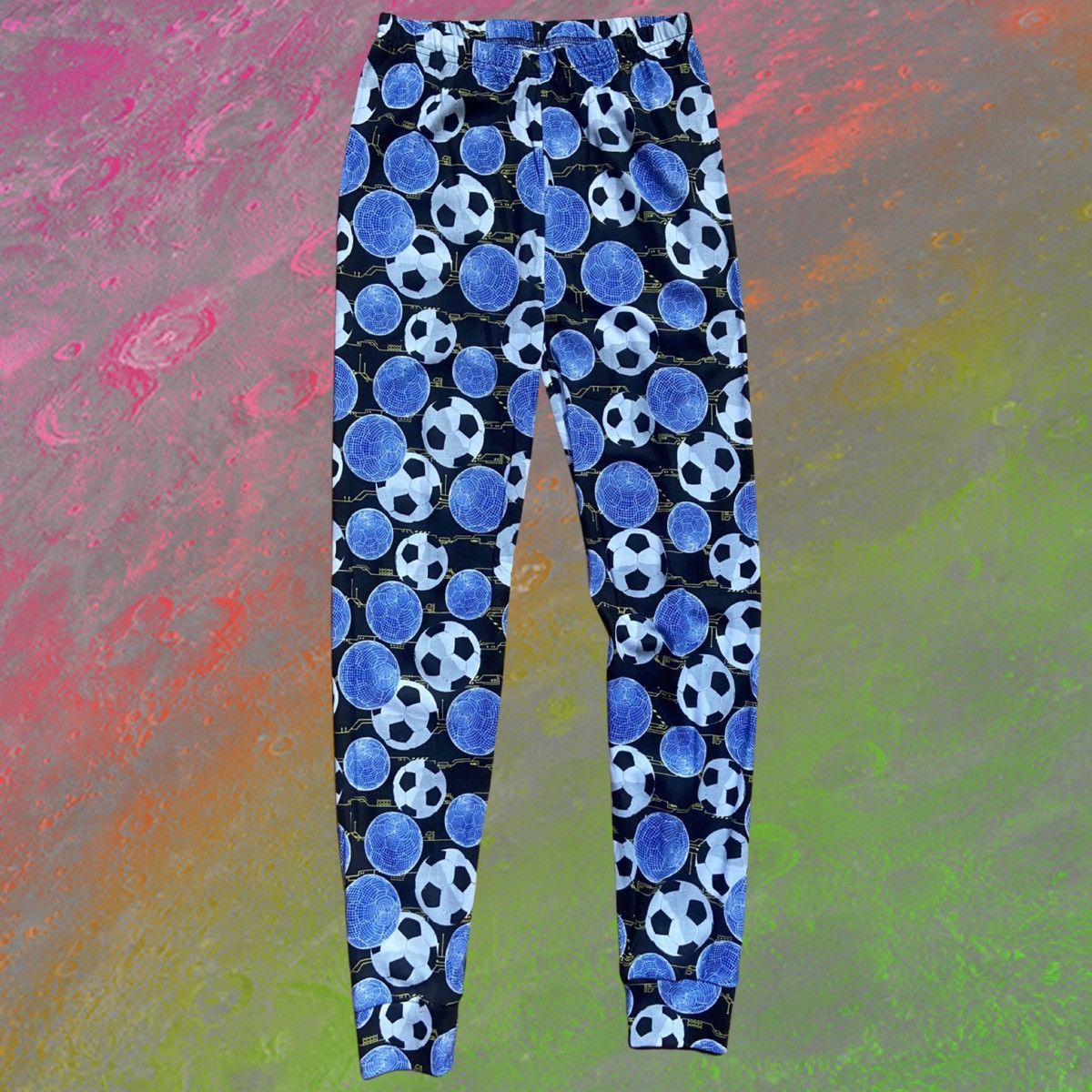 Vintage VINTAGE GEO SPORT FUTURISTIC LEGGINGS Size US 26 / EU 42 - 1 Thumbnail