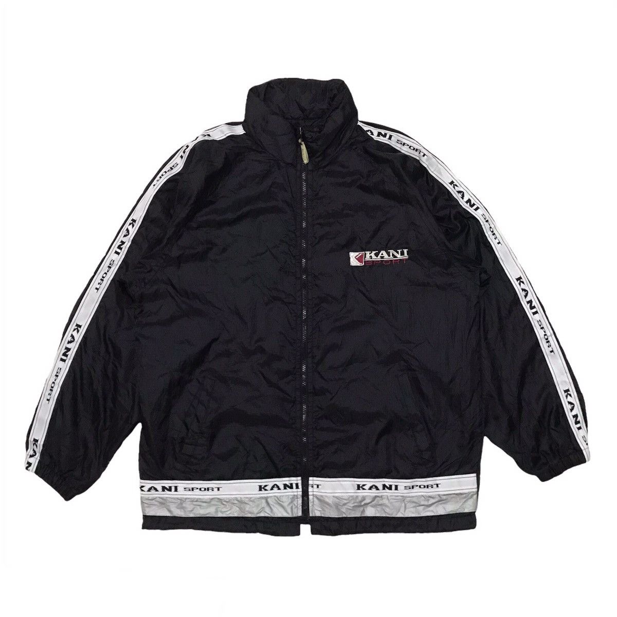 image of Karl Kani Nice Big Logo Zipper Jacket, Men's (Size Large)