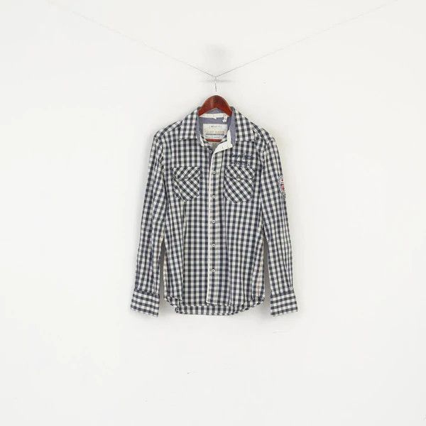 Camp David Camp David Men M Casual Shirt Navy Cotton 5704 Size US M / EU 48-50 / 2 - 2 Thumbnail