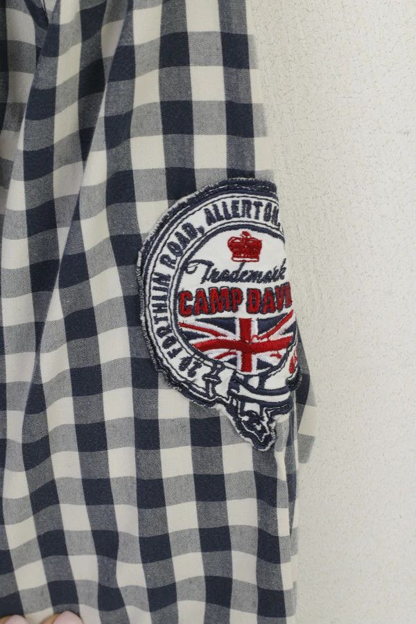 Camp David Camp David Men M Casual Shirt Navy Cotton 5704 Size US M / EU 48-50 / 2 - 5 Thumbnail
